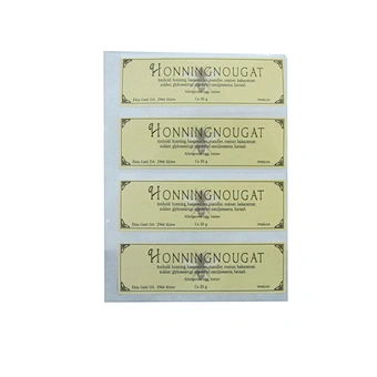 Luxury Logo Printing High Quality Paper Strickers Customized Wholesale Paper Label Sticker